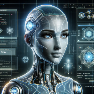 DALL·E 2024-01-12 09.16.42 - A more distinct, futuristic female AI mentor avatar with a pronounced AI and technological appearance, representing Pria from Praxis AI. The avatar sh DALL·E 2024 01 12 09.16.42 A more distinct futuristic female AI mentor avatar with a pronounced AI and technological appearance representing Pria from Praxis AI. The avatar sh